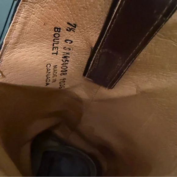 Rust Brown Leather Women's Cowboy Boots - Classic Western Stitch - Picture 4 of 4